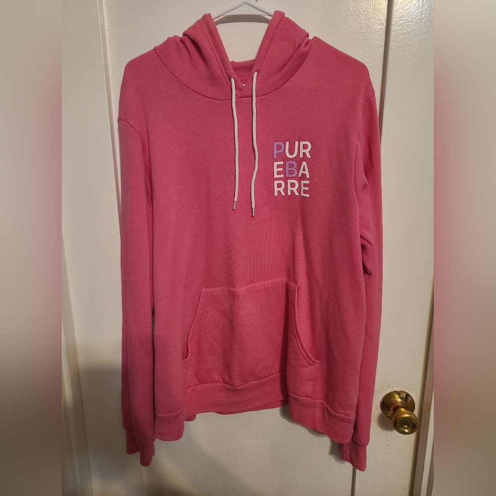 Pure Barre Barbie Pink Relaxed Hoodie